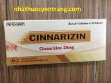 Cinnarizin 25mg Khánh Hòa