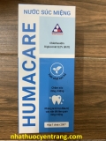 Nước súc miệng Humacare 0.2% 250ml