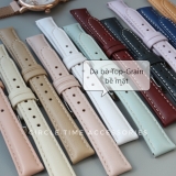 Dây da đồng hồ nữ HỒNG PASTEL size 12/14/16/18 có lớp lót chống kích ứng cho da nhạy cảm