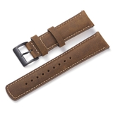 Dây đồng hồ da bò sáp nhập khẩu cao cấp dùng cho mọi đồng hồ size 20 và 22