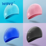 Mũ bơi Wave gai bảo vệ tóc, chống nước, chất silicone cao cấp