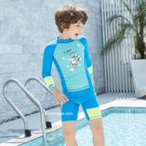 Bộ bơi Dive & Sail chống nắng màu tím (2-7 tuổi)