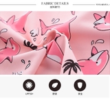 Bộ bơi bé gái hồng, hình cá, dài quần dài rời, Vivo Biniya