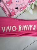 Bộ bơi bé gái hồng, hình cá, dài quần dài rời, Vivo Biniya