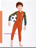 Bộ bơi giữ nhiệt bé trai, màu Cam, dài liền, DIVE&SAIL, M150506K