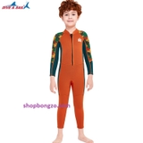 Bộ bơi giữ nhiệt bé trai, màu Cam, dài liền, DIVE&SAIL, M150506K