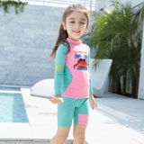 Bộ bơi Dive & Sail chống nắng màu tím (2-7 tuổi)