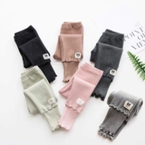 Quần nỉ xám, gấu kẻ, ChongChong, C392