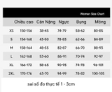 Bộ bơi giữ nhiệt nữ, dáng dài tay quần ngắn, màu đen hồng, vải 1.5mm Dive & Sail