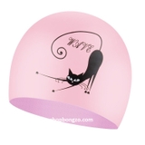 Mũ bơi người lớn Wave - Đen Enjoy