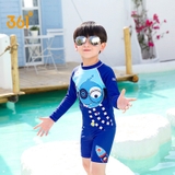 Bộ bơi bé trai dài rời, màu xanh hình tàu vũ trụ 361 (SLY205047)