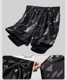 Bộ bơi nam cộc, màu đen, Beyond, 361, quần 2 lớp