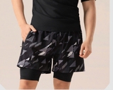 Bộ bơi nam cộc, màu đen, Beyond, 361, quần 2 lớp