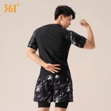 Bộ bơi nam cộc, màu đen, Beyond, 361, quần 2 lớp