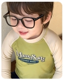 Bộ bơi cho bé, vải chống nắng UPF 50++, kháng Clo, dài tay màu xanh vàng, Momasong (Korea)