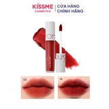 [05-06] Son kem lì cực nhẹ môi Romand Zero Velvet Tint