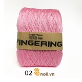 Sợi cotton bóng Fingering TRƠN