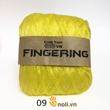 Sợi cotton bóng Fingering TRƠN