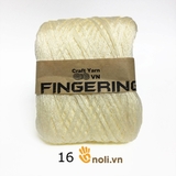 Sợi cotton bóng Fingering TRƠN