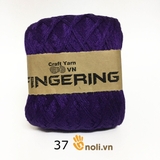 Sợi cotton bóng Fingering TRƠN