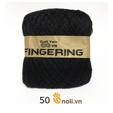 Sợi cotton bóng Fingering TRƠN