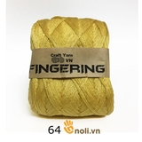 Sợi cotton bóng Fingering TRƠN