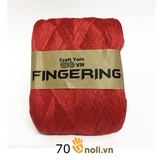 Sợi cotton bóng Fingering TRƠN