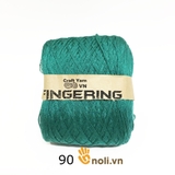 Sợi cotton bóng Fingering TRƠN