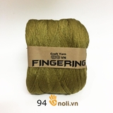 Sợi cotton bóng Fingering TRƠN