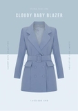 Cloudy Baby Blue Blazer