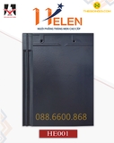 Ngói phẳng tráng men Helen màu xanh than HE001