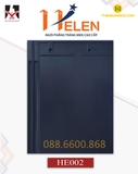 Ngói phẳng tráng men Helen màu xanh coban HE002