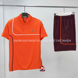 Bộ Thể Thao Lacoste Chính Hãng Màu Cam - Ultra-Dry Technology - DH7362 51 FHR/GH7460 51 BZD