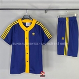 Bộ Thể Thao adidas Adicolor Classics+ Màu Xanh Navy Kẻ VàngIM4458/IM4459