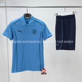 Bộ Thể Thao Puma Chính Hãng Màu Xanh Dương - Casuals Polo - 777567-31/777568-32