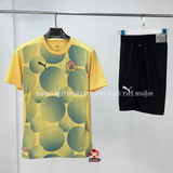 Bộ Thể Thao Puma Chính Hãng Màu Vàng - Camisa Pré-Jogo Manchester City Masculina - 777578-30