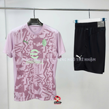 Bộ Thể Thao Nam Puma Chính Hãng Màu Hồng - ACM Prematch Short Sleeve Jersey - 777712-08
