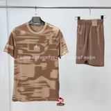 Bộ Quần Áo Thể Thao Nam Nike Jordan Chính Hãng Màu Nâu - Jordan MVP Printed - FZ1918-200/FN5843-223