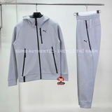 Bộ Thể Thao Puma Chính Hãng Màu Ghi - Block Zip-Up - 626143 63/626141 63