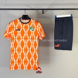 Bộ Thể Thao Puma Màu Cam - Ivory Coast FtblCulture Tee Men - 772457 07/772461 06