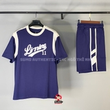 Bộ Thể Thao LiNing Màu Xanh - Summer round Neck Couple Sportswear - AHST855-1/AKST839-2