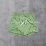 Quần Thể Thao Chính Hãng Nike Màu Xanh Rêu - Nike Club Short Sleeve Tops - AR2383-386