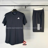 Bộ Thể Thao Adidas Chính Hãng Màu Đen - CLUB STRIPES TENNIS - HS3262/HS3253
