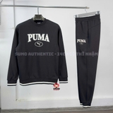 Bộ Thể Thao Puma Chính Hãng Màu Đen -  Sweatshirt Men Black - 678422-01/681528 01