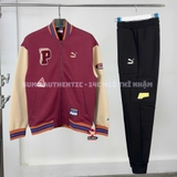 Bộ Thể Thao Puma Chính Hãng Màu Đỏ - Casual Baseball Jacket - 677373 49/537040 01