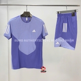 Bộ Thể Thao Adidas Chính Hãng Màu Tím - Run Colorblock - IW0038/IW0036