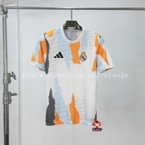 Áo Thể Thao Adidas Chính Hãng Màu Trắng Cam - Real Madrid - JJ3493