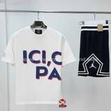 Bộ Thể Thao PSG Chính Hãng Màu Trắng - Paris Saint-Germain - PSG white ICI