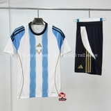 Bộ Thể Thao Adidas Chính Hãng Màu Xanh Trắng - Messi Training - IZ2996/IZ3000