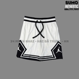 Quần Thể Thao Nam Nike Chính Hãng Màu Trắng Đen - Nike Jordan Diamond - DX1488-100